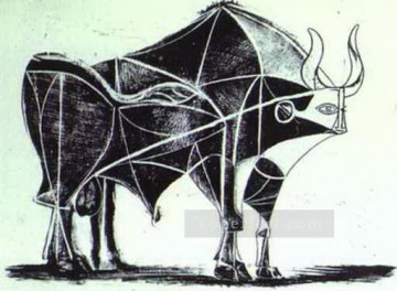  1945 Works - The Bull State V 1945 Cubist